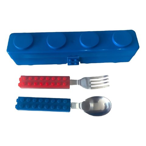 Kit Talheres com Estojo - Infantil - 3 Pçs - Ck7530 - Clink