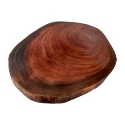 Tábua de Corte em Madeira Maciça Amendoim com Resina Azul - 4