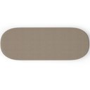Ver imagem 6 de Kit 02 Puffs Decorativos Orgânicos para Living Quarto 195cm Doha W01 Bouclê Bege - Lyam Decor