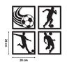 Quadros Esportes Decoração Futebol Skate Basquete Outros Mdf:futebol - 3