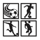 Ver imagem 2 de Quadros Esportes Decoração Futebol Skate Basquete Outros Mdf:futebol