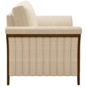 Ver imagem 7 de Kit Sofá 3 Lugares Sala Estar 222 com Poltrona Stefan Pés Madeira M03 Linho Bege - Lyam Decor