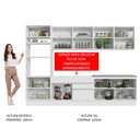 Ver imagem 6 de Armário de Cozinha Completa 310cm Branco Glamy Madesa 02
