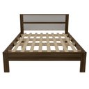 Ver imagem 6 de Cama de Casal para Colchão 138 X 188 Cm Multimóveis Cr35009 Nogal/branca