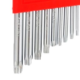 Jogo Chaves Hexagonais Torx Curtas T10 X T50 9 Peças Crv Acetinado - Mtx - 3