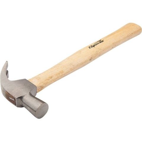 Martelo Unha 450g Cabeça 27mm Cabo Madeira - Sparta