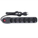 Ver imagem 1 de Filtro de Linha 6 Tomadas 3x0,75mm 1,20m 10A Sm Preto - Megatron
