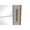 Ver imagem 4 de Guarda Roupa Casal 2 Portas de Correr e 3 Gavetas C- Espelho Verg Branco