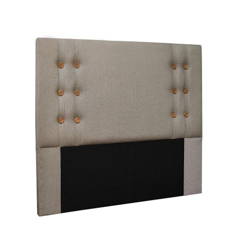 Cabeceira Cama Box Queen 160 Cm Genova Linho S04 - D’Rossi Gênova Grigio