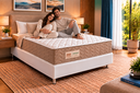 Ver mais imagens de Kit Econômico Casal Colchão D33 Eco com Box Corino Branco