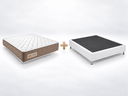 Ver imagem 2 de Kit Econômico Casal Colchão D33 Eco com Box Corino Branco