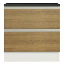 Ver imagem 7 de Balcão Madesa Acordes 100% Mdf 2 Gavetas Branco/rustic