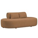 Ver imagem 1 de Sofá Orgânico Horizonte 3 Lugares 180cm Bouclé Terracota - Nexta Casa