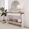 Aparador Buffet Charles com 2 Gavetas 136 Cm Branco/naturale - 2