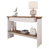 Aparador Buffet Charles com 2 Gavetas 136 Cm Branco/naturale - 1