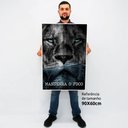 Ver imagem 2 de Quadro Motivacional em Telas Canvas Mantenha o Foco TaColado Moldura Flutuante 4,5cm Freijó 90 x 60c