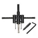 Ver imagem 4 de Broca Furador Bailarina Parafusadeira Ajustável 30-120mm P/ Madeira Gesso Plastico