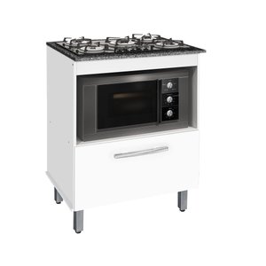 Balcao Gabinete p/ cooktop 05 bocas e p/ Forno Bur Bra / Mar PASSE BEM