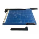 Ver imagem 3 de Guilhotina Ofício com Margeador Magnético Azul 12 Folhas