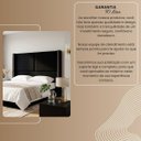 Ver mais imagens de Cabeceira Cama Box King Size Estofada Essence 195cm com Sapatas Plásticas Braços Laterais