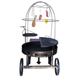 Churrasqueira Costelão Chão Varal Gigante 120cmx60cm - 6