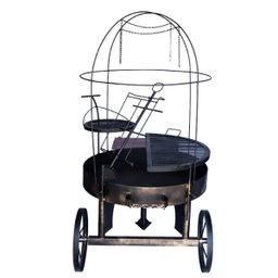 Churrasqueira Costelão Chão Varal Gigante 120cmx60cm - 3