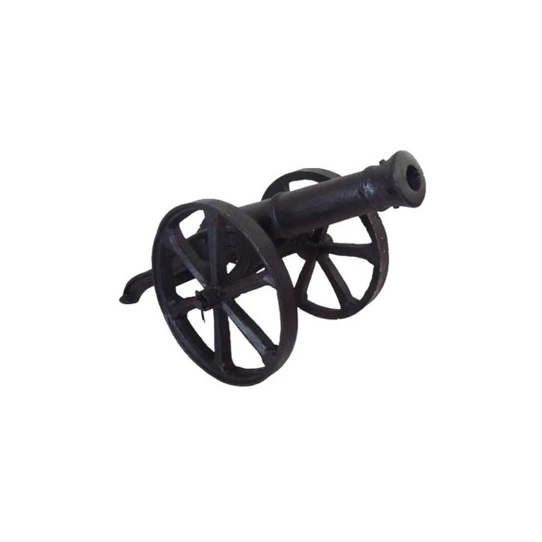 Canhão de Guerra Para Jardim Decorativo Ferro Fundido Grande