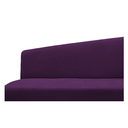 Ver imagem 5 de Recamier Valéria 185cm Lado Esquerdo de Quem Senta Sala de Estar Suede Roxo - Incasa Decor