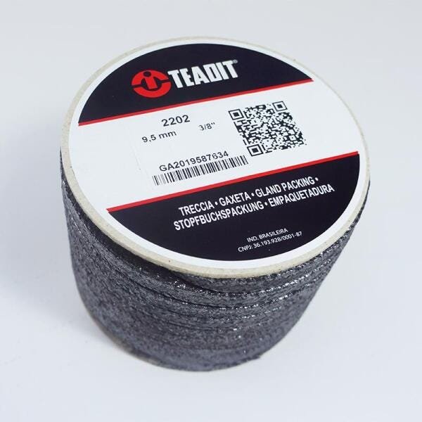 Gaxeta Teadit 2202 Carbono E Grafite 19,1=3/4 - 2