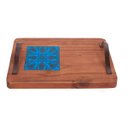 Ver imagem 1 de Tabua para Servir Café da Manhã Cama Modelo Moderno Pequena Cor:azulejo Azul
