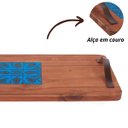 Ver imagem 4 de Tabua para Servir Café da Manhã Cama Modelo Moderno Pequena Cor:azulejo Azul