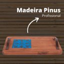 Ver imagem 5 de Tabua para Servir Café da Manhã Cama Modelo Moderno Pequena Cor:azulejo Azul