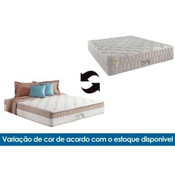 Conjunto Box Baú King: Colchão Espuma Anjos Molas Ensacadas Masterpocket King Best Clean + Base - 2