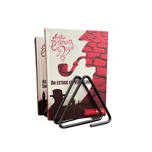 Porta Livros Triangular Pequeno
