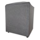 Ver imagem 3 de Mini Puff Banqueta Quadrado Cubo Decorativo Courino e Suede Cinza Suede