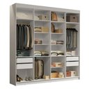 Ver imagem 3 de Guarda-roupa Closet 4 Gavetas 216cm Venus Madesa