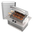 Ver imagem 3 de Churrasqueira Elétrica Cooktop de Embutir Inox Saro Che C/ 2 Espetos 127v