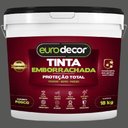 Ver imagem 2 de Tinta Emborrachada Fosca de 18 Kilos Cinza Grafite - 01.01.06.0015 - Eurodecor