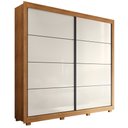 Ver imagem 1 de Guarda Roupa Casal 2 Portas de Correr Copacabana Cedro Areia - Saga Decor