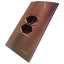 Ver imagem 1 de Conjunto 4x2 Linha Marrom Sleek Alto Brilho