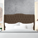 Ver imagem 3 de Cabeceira de Cama Box Casal 140 Cm Dubai Premium - Veludo Marrom