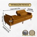 Ver imagem 7 de Sofá Cama Rivieira 2,70m-terra