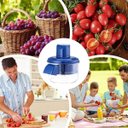 Ver imagem 4 de Maquina Descascar Alho Frutas Verduras Tomate Cereja Descascador Eletrico Tempero Cozinha Comida Coc