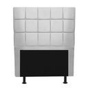 Ver imagem 3 de Kit Cabeceira + Calçadeira Baú Espanha 100cm Solteiro para Cama Box Corino Branco - Gat Magazine