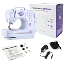 Ver imagem 2 de Mini Máquina de Costura Multifuncional 12 Pontos Bivolt + Brinde