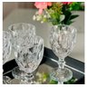 Jogo de Taças Diamond Vidro 340ml Suco Vinho Refrigerante Água 6 Unidades Transparente - 9