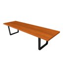 Ver imagem 7 de Mesa Industrial Lanna Madeira Maciça com Ferragem Preta 3,00x1,00