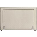 Ver imagem 3 de Cabeceira Cama Box Casal King 195 Cm P05 Berlim Corino Branco - Lyam Decor