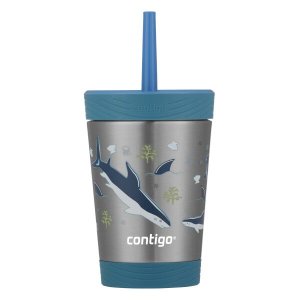 COPO TÉRMICO INFANTIL - CONTIGO - TUBARÃO