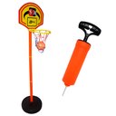 Ver imagem 2 de Kit Cesta de Basquete Infantil C/ Pedestal Mini Bola e Bomba